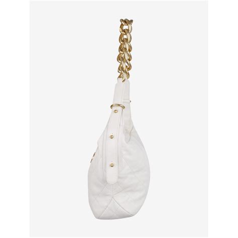 borsa chanel hobo con tracolla donna|Borsa Hobo Chanel Crema Crudo Pelle ref.993046 .